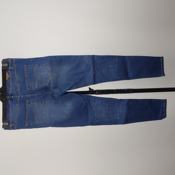 Lee Cooper Women's Jeans Size 12 Blue Denim Crop Skinny - Picture 8 of 14